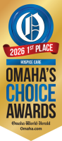 Omaha World Herald - Omaha's Choice Award - Hospice 2026 1st Place